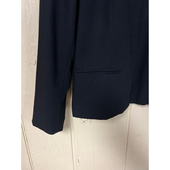 Black Classy Sag Harbor 8 Petite 8P Zip Front JACKET Medium MP Princess Seaming - Picture 3 of 5